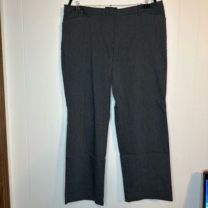 Lane Bryant dark gray wide leg dress pants size 18.